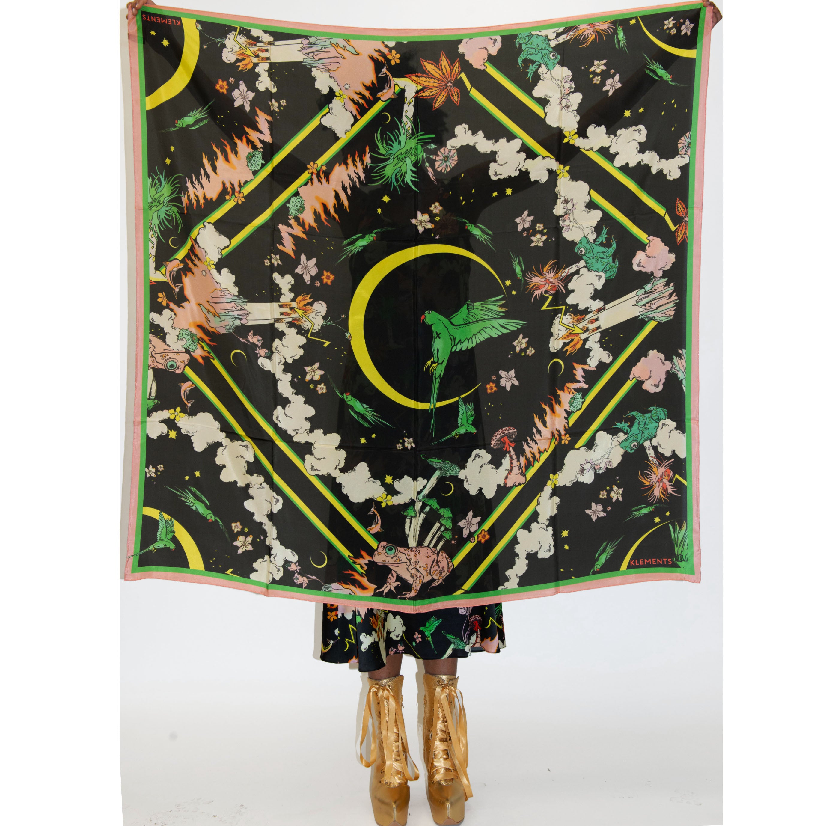 Silk Scarf in Watchtower