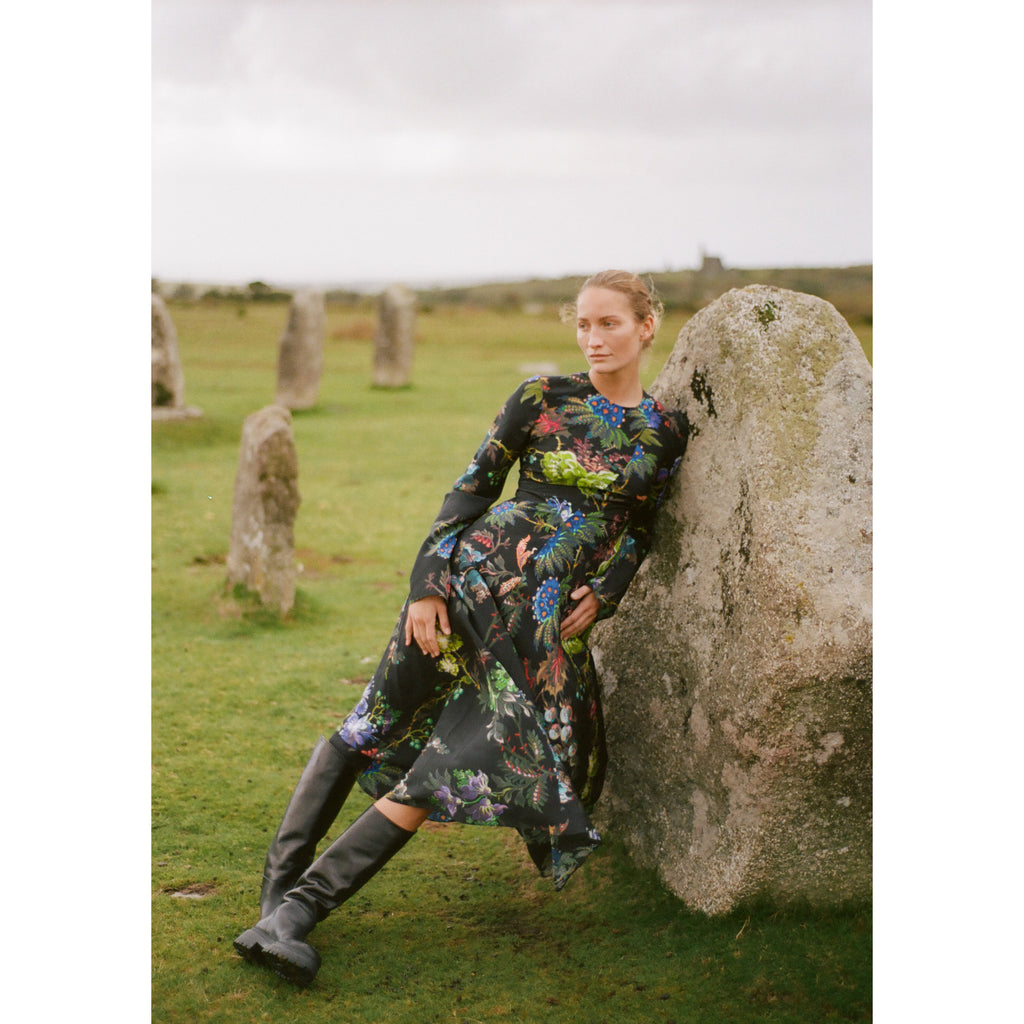 Zennor Dress Witchflower print