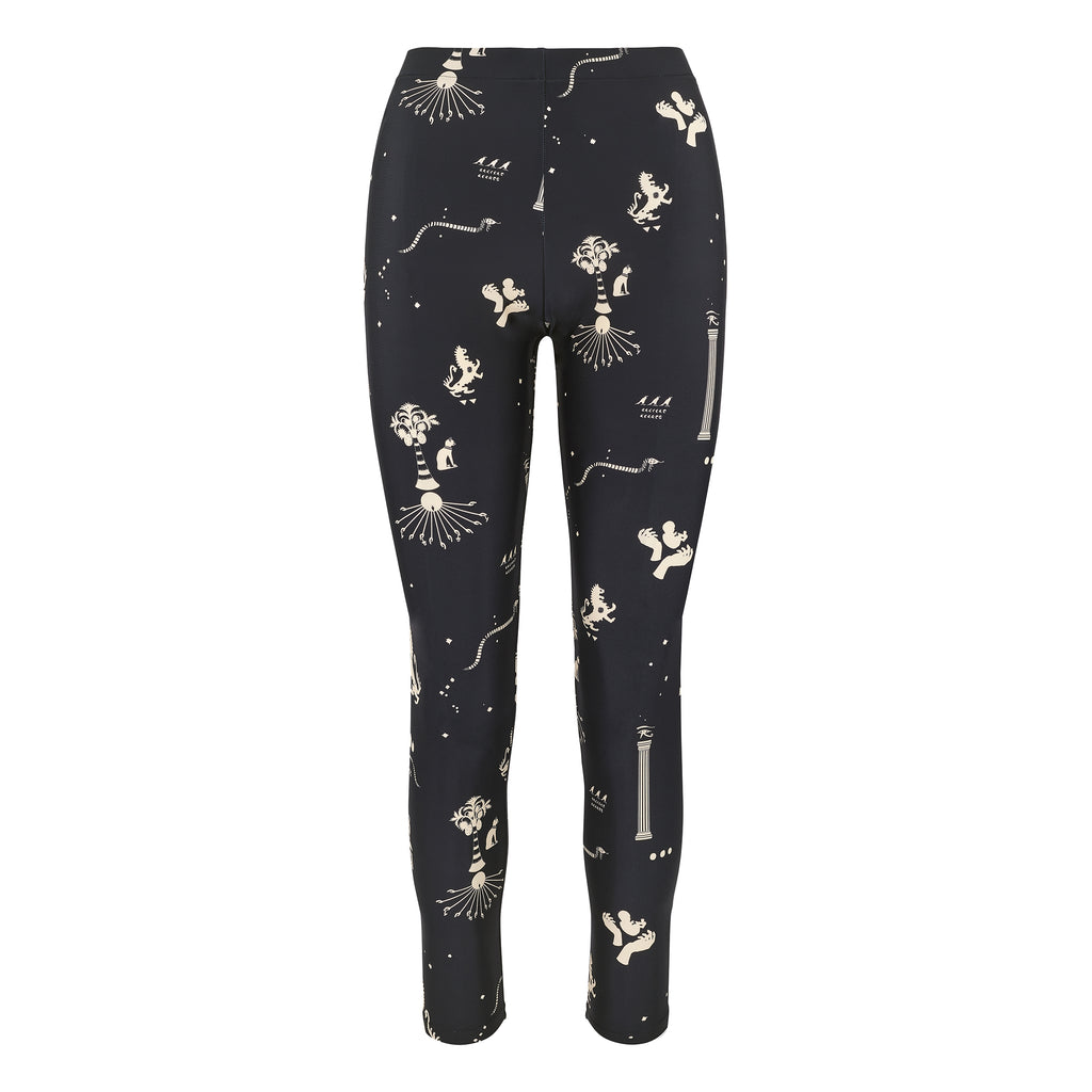 Margate Leggings in Ancient Hearts Black