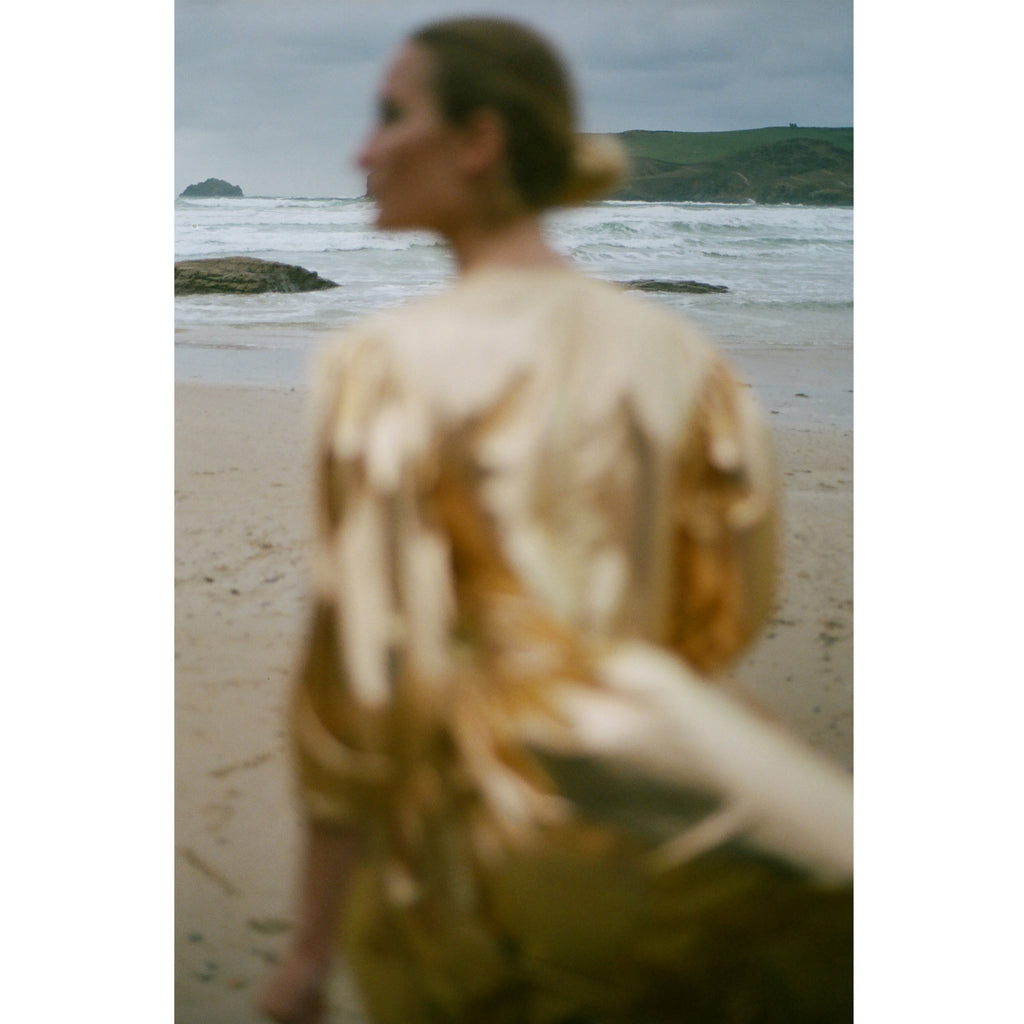 Georgie wrap dress disco Gold